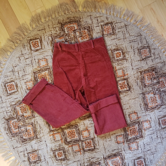 Large Rust Cord Pants - Picture 3 of 4